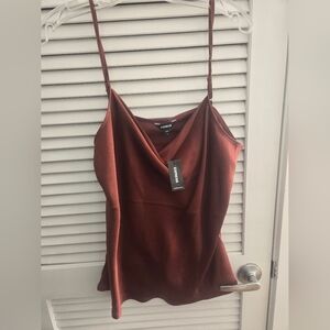 NWT Express Women's Rust Camisole Top